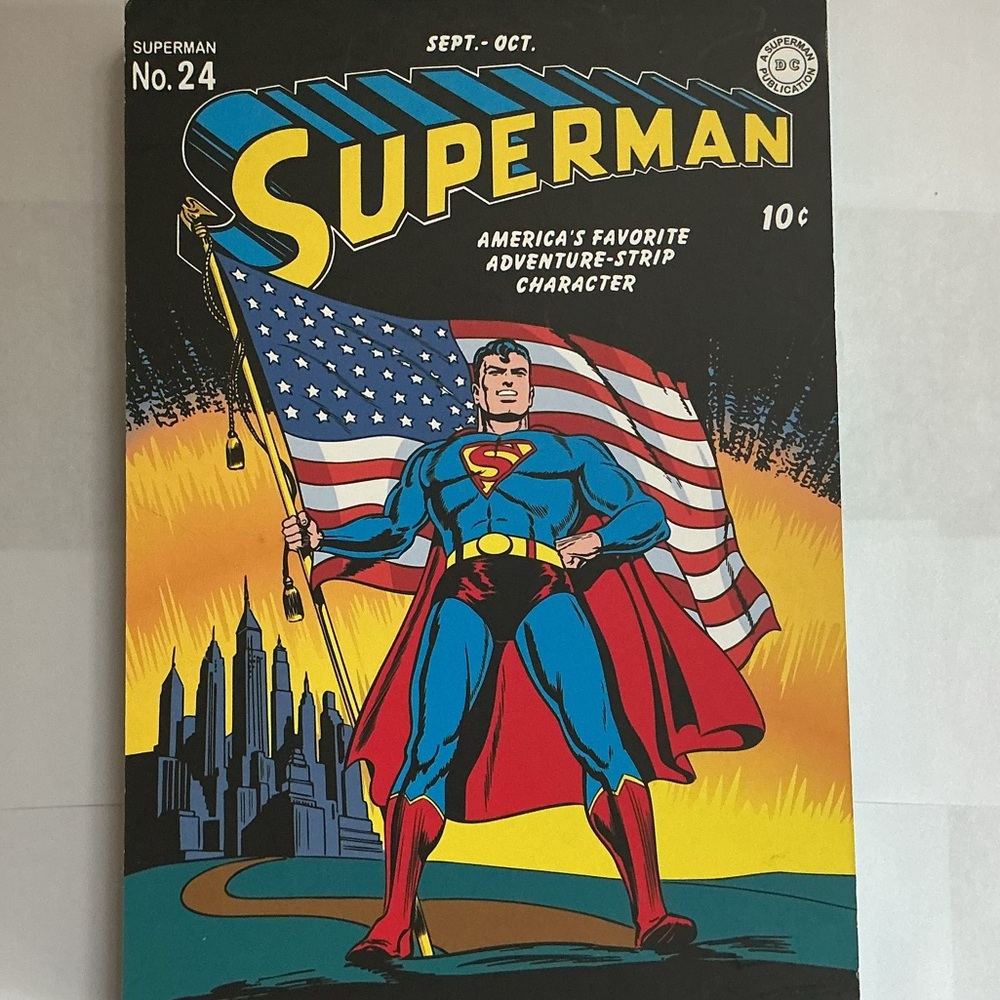 Superman Wall Hanging, 7” by 10”